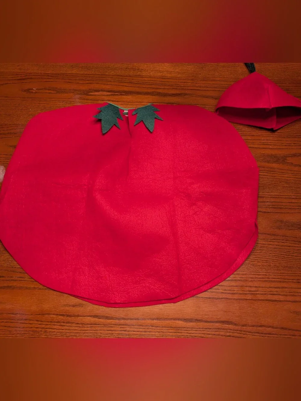 Kids Tomato Costume 🍅 Fits Ages 2–5 🍅 Halloween Dress-Up 🍅 One Size